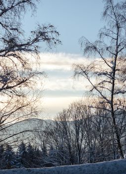A wonderful winter landscape in beautiful Bavaria