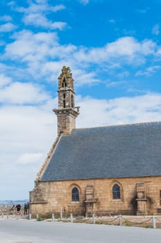 Notre Dame de Rocamadour church in Camaret-sur-mer in Finistère, Brittany, France