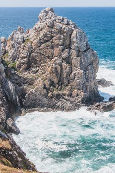 Pointe de Pen-hir on the peninsula of Crozon in Camaret-sur-mer in Finistère in Brittany, France