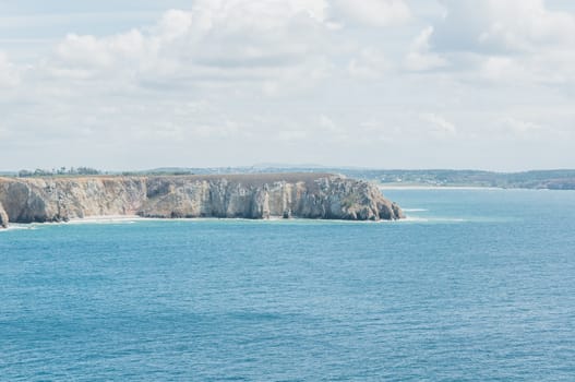 Pointe de Pen-hir on the peninsula of Crozon in Camaret-sur-mer in Finistère in Brittany, France