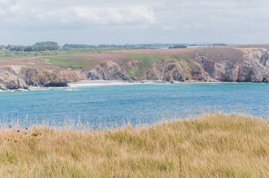 Pointe de Pen-hir on the peninsula of Crozon in Camaret-sur-mer in Finistère in Brittany, France