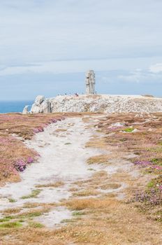 Pointe de Pen-hir on the peninsula of Crozon in Camaret-sur-mer in Finistère in Brittany, France