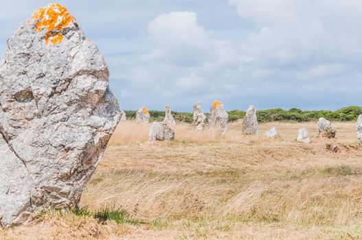 Pointe de Pen-hir on the peninsula of Crozon in Camaret-sur-mer in Finistère in Brittany, France