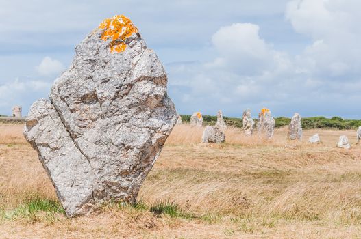 Pointe de Pen-hir on the peninsula of Crozon in Camaret-sur-mer in Finistère in Brittany, France