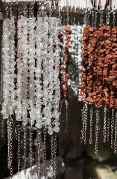 Colorful beads of various color