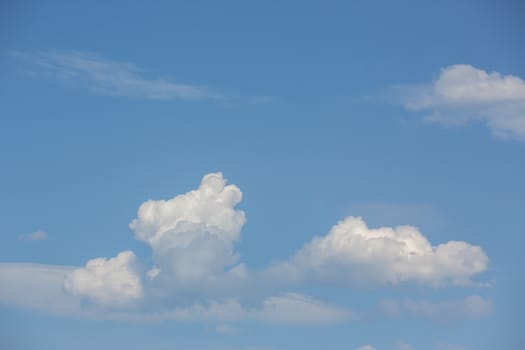 Clouds on the blue sky, texture or background