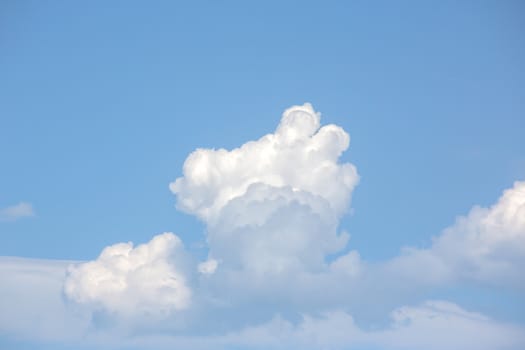 Clouds on the blue sky, texture or background