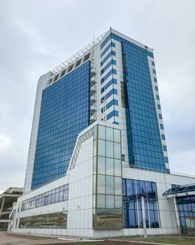 Odessa, Ukraine - December 30, 2017: "Odessa" Hotel is one of the biggest hotels in Ukraine and the biggest hotel in Odessa region.