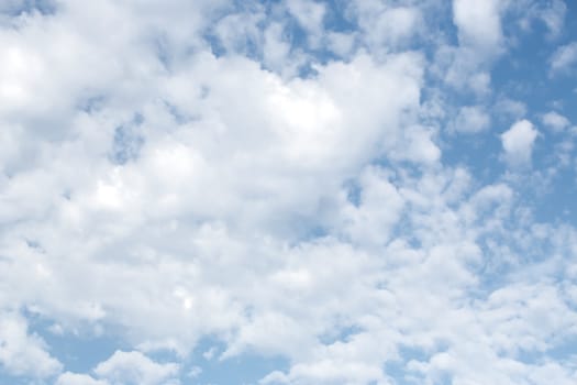 Clouds on the blue sky, texture or background