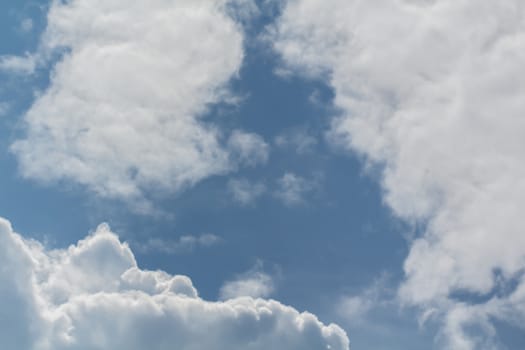 Clouds on the blue sky, texture or background