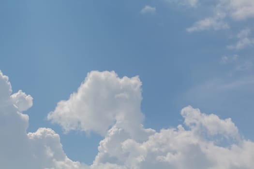 Clouds on the blue sky, texture or background