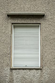 Window with closed shutters