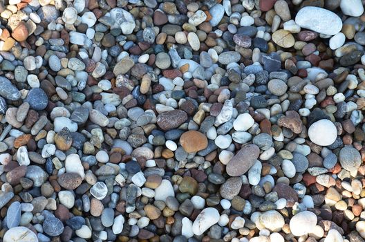 abstract background with dry round reeble stones stone texture