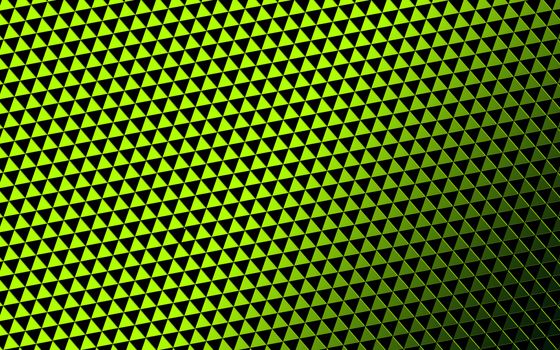 Green background triangle