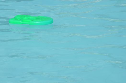 plastic swimming board on the poll