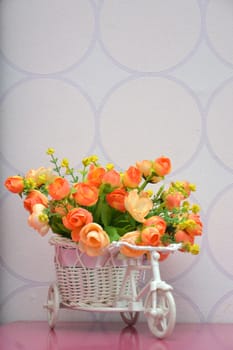 artificial flower on a vase 