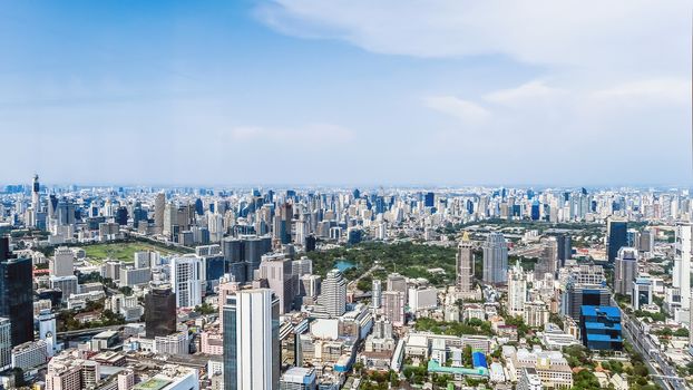Landscape View of Bangkok city