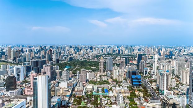 Landscape View of Bangkok city