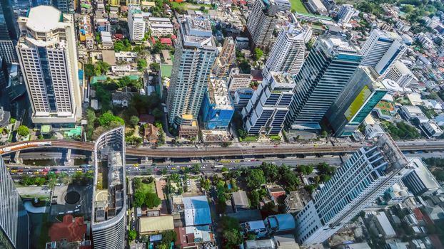 Landscape View of Bangkok city