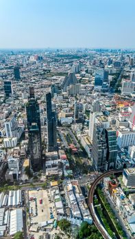 Landscape View of Bangkok city