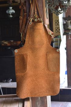 barista leather apron