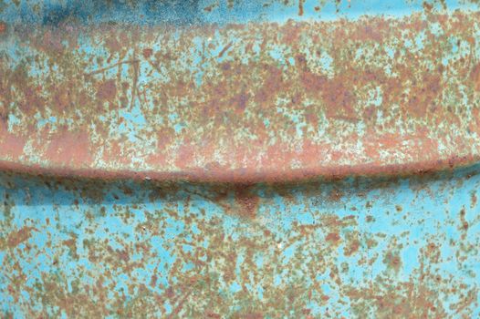 texture of the paint peeling iron drum