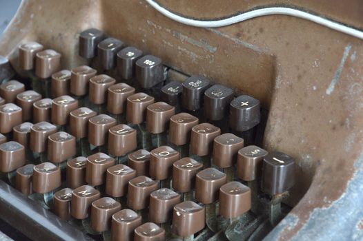 old vintage typewriter