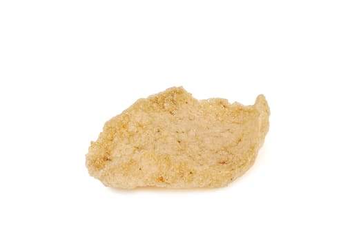 Fish cracker on white background.With Clipping Path.