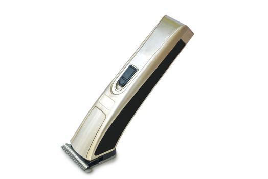 Hair clipper wireless on white background.With Clipping Path.