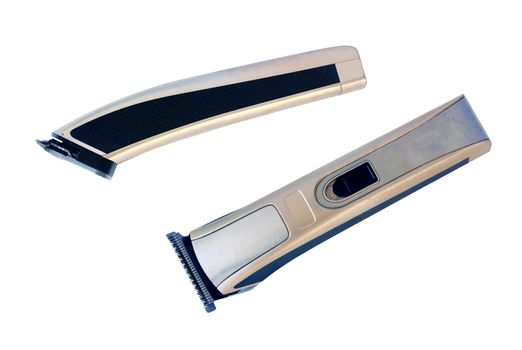 Hair clipper wireless on white background.With Clipping Path.