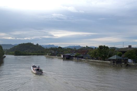 Karajae river mouth at Pare-pare Indonesia