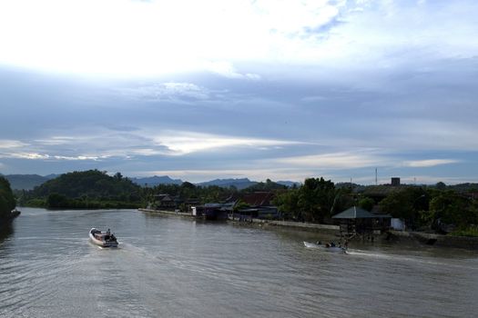 Karajae river mouth at Pare-pare Indonesia