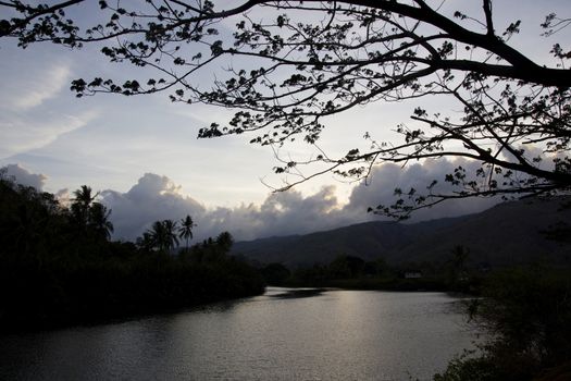 Karajae river mouth at Pare-pare Indonesia