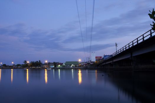 Karajae river mouth at Pare-pare Indonesia