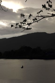 Karajae river mouth at Pare-pare Indonesia