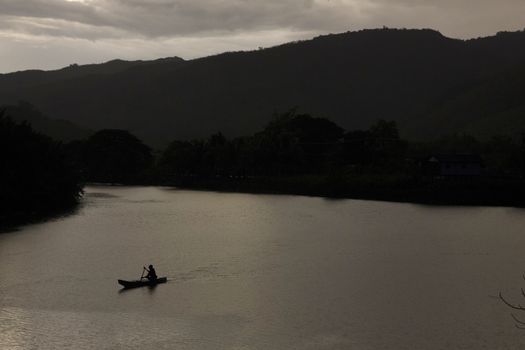 Karajae river mouth at Pare-pare Indonesia