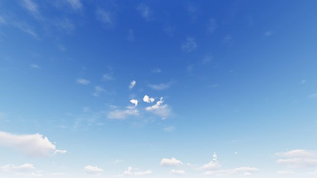 Cloudy blue sky abstract background, blue sky background with tiny clouds, 3d rendering

