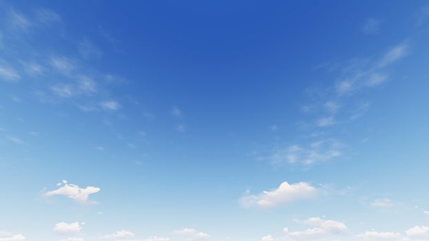 Cloudy blue sky abstract background, blue sky background with tiny clouds, 3d rendering

