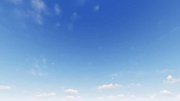 Cloudy blue sky abstract background, blue sky background with tiny clouds, 3d rendering

