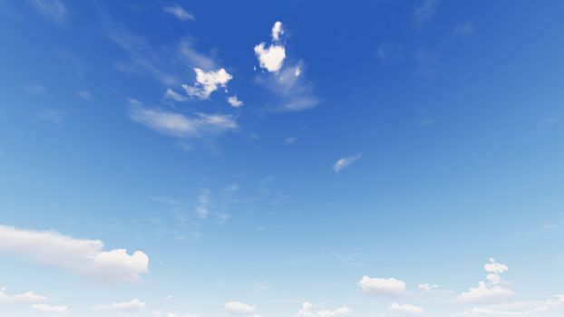 Cloudy blue sky abstract background, blue sky background with tiny clouds, 3d rendering

