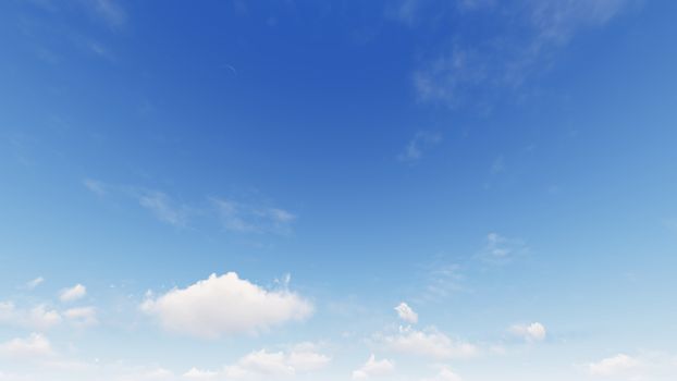 Cloudy blue sky abstract background, blue sky background with tiny clouds, 3d rendering

