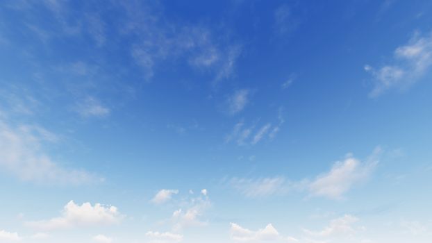 Cloudy blue sky abstract background, blue sky background with tiny clouds, 3d rendering

