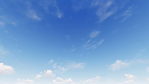 Cloudy blue sky abstract background, blue sky background with tiny clouds, 3d rendering

