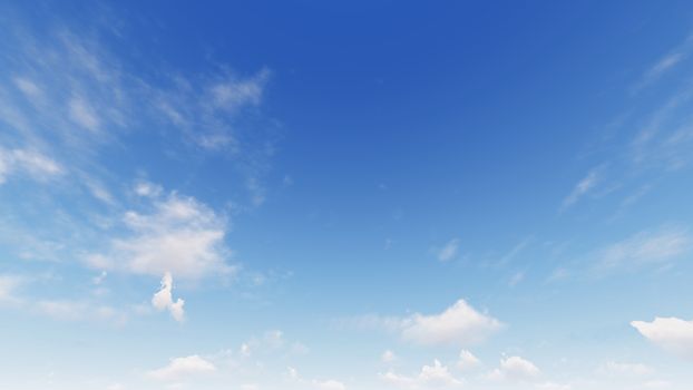 Cloudy blue sky abstract background, blue sky background with tiny clouds, 3d rendering

