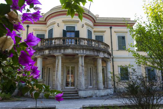 Mon Repos palace in Corfu island at Greece