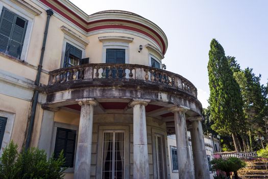 Mon Repos palace in Corfu island at Greece