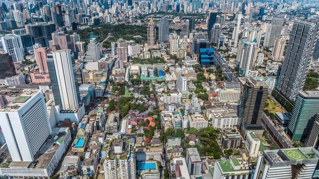 Landscape View of Bangkok city thailand