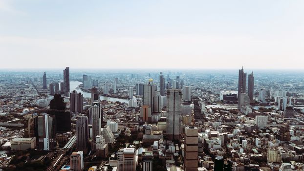 Landscape View of Bangkok city thailand
