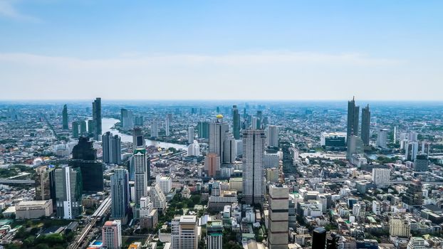 Landscape View of Bangkok city thailand