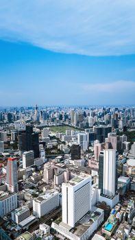 Landscape View of Bangkok city thailand